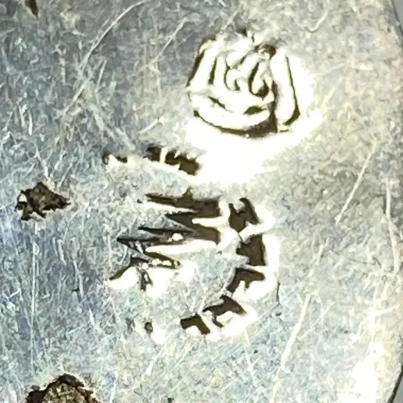 STERLING SILVER & TURQUOISE NECKLACE/BROOCH. MEXICO. - Picture 4 of 9